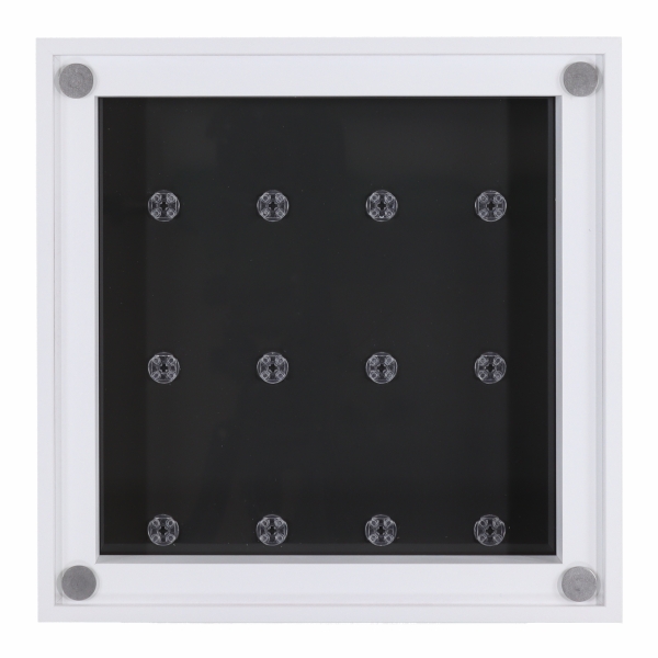 Click Vitrine PLUS Weiß 300x300x60mm für 12 Lego® Figuren