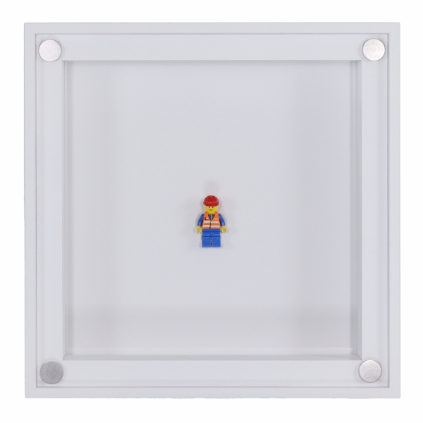 Click Vitrine PLUS Weiß 300x300x60mm für 1 Lego® Figuren