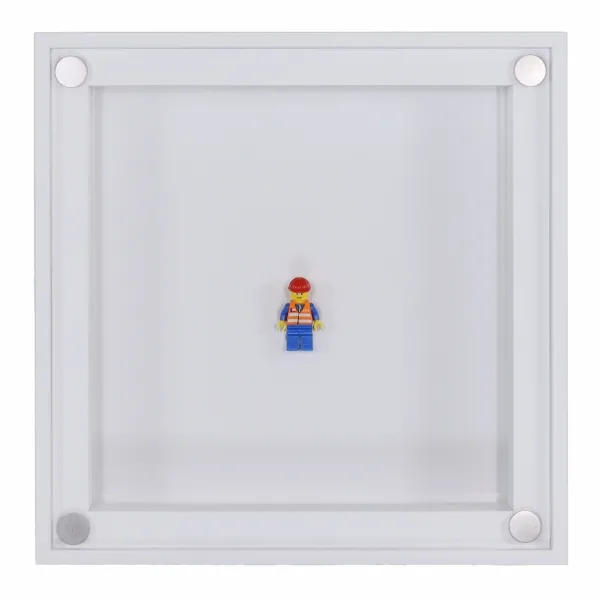 Click Vitrine PLUS Weiß 300x300x60mm für 1 Lego® Figuren