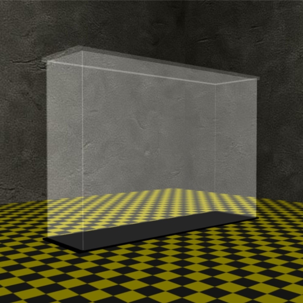 Acryl Vitrine für LEGO® Ideas Mineraliensammlung 21362 B/T/H 340x90x240 mm