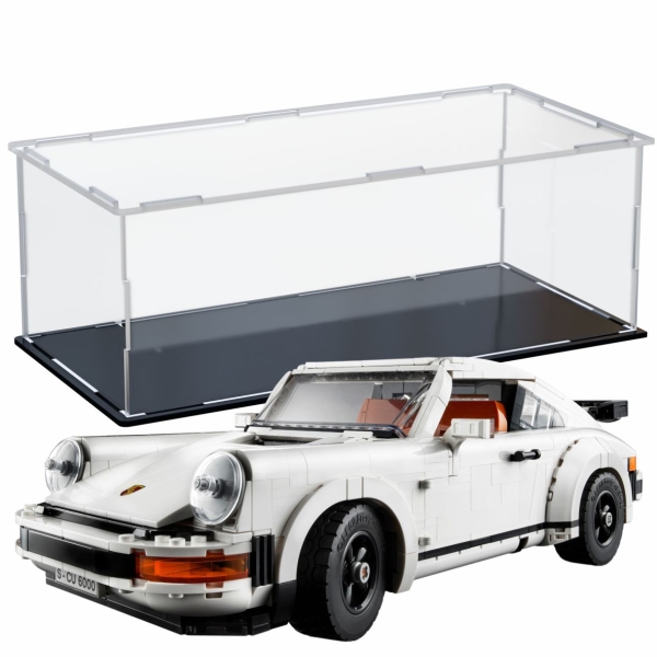 Acryl Vitrine für LEGO Porsche 911 10295 B/T/H 390x190x140 mm