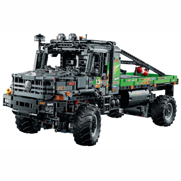 Acryl Vitrine für LEGO® Technic 4x4 Mercedes-Benz Zetros Offroad-Truck 42129 B/T/H 540x240x240 mm