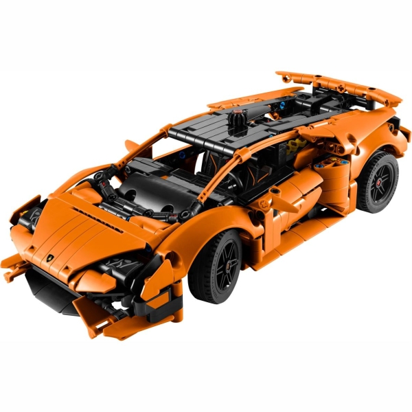 Acryl Vitrine für LEGO® Technic Lamborghini Huracán Tecnica Orange 42196 B/T/H 340x140x140 mm