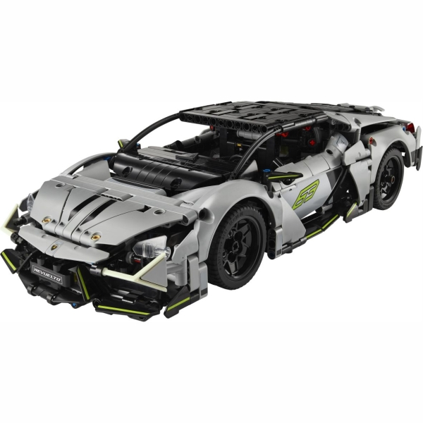 Acryl Vitrine für LEGO® Technic Lamborghini Revuelto Supersportwagen 42214 B/T/H 440x190x140 mm