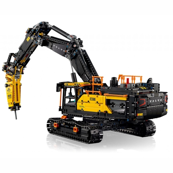 Acryl Vitrine für LEGO® Technic Volvo EC500 Hybrid Bagger 42215 B/T/H 590x290x340 mm