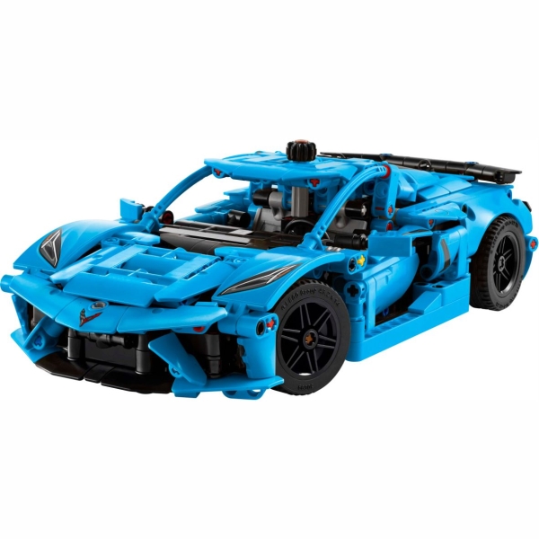 Acryl Vitrine für LEGO® LEGO® Technic Chevrolet Corvette Stingray blau 42217 B/T/H 290x190x140 mm