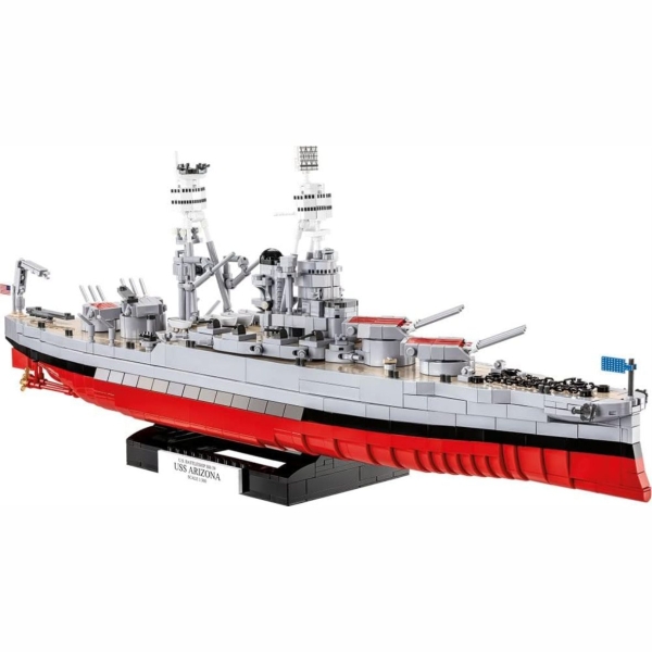 Acryl Vitrine für Cobi #4843 USS Arizona B/T/H 640x190x240 mm