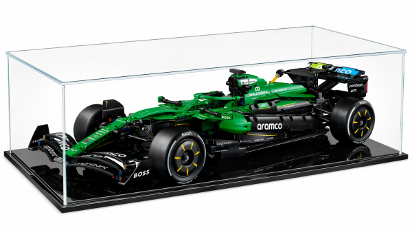 Acryl Vitrine für LEGO® Technic Aston Martin Aramco AMR25 F1® Auto 42240 B/T/H 640x290x190 mm