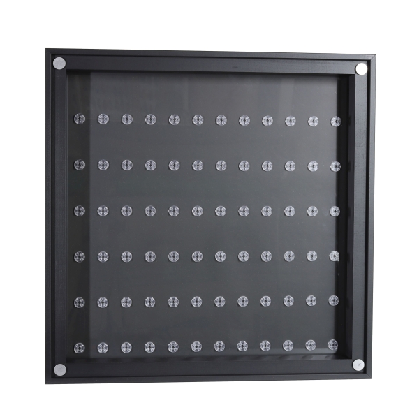 Click Vitrine PLUS Anthrazit 500x500x60mm für 72 Lego® Figuren