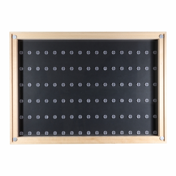 Click Vitrine PLUS Natur 500x700x60mm für 102 Lego® Figuren