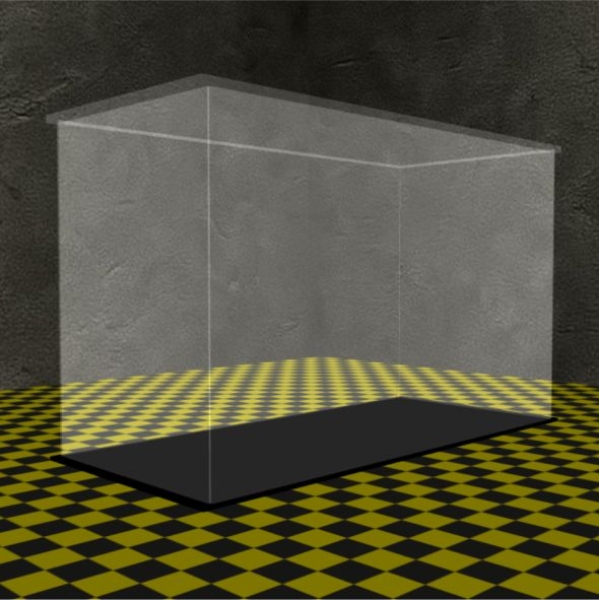 Acryl Vitrine für LEGO®  Icons Stranger Things: The Creel House 11370 B/T/H 540x240x340 mm