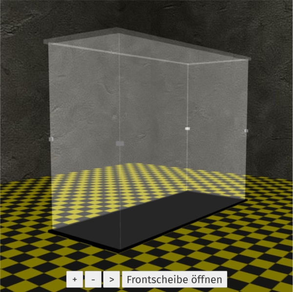 Acryl Vitrine XXL für Cobi HMS VICTORY 20096 B/T/H 640x240x490 mm