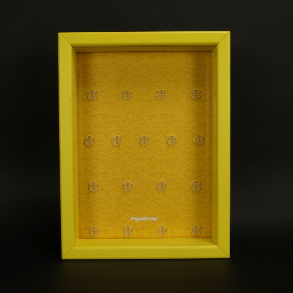 ClickCase Vitrine für LEGO® Serie 10 (71001) MR. GOLD EDITION mit 17 Figurenhalter