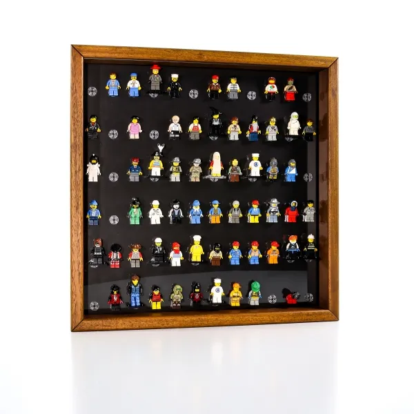 ClickCase size L mit 72 Figurenhalter EICHE / SCHWARZ