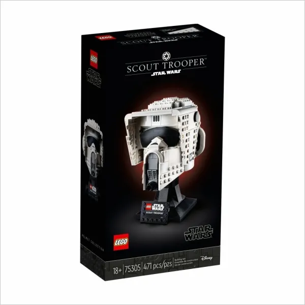 FiguBundle Vitrine + LEGO® Star Wars 75305 Scout Trooper™ Helm FiguBundle Vitrine + LEGO® Star Wars 75305 Scout Trooper™ Helm