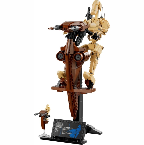 Acryl Vitrine für LEGO® Star Wars™ Der Kampfdroide mit STAP 75428 B/T/H 190x340x440 mm