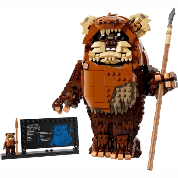 Acryl Vitrine für LEGO® Der Ewok Wicket™ 75430 B/T/H 140x90x190 mm