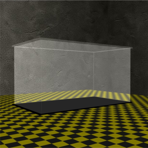 Acryl Vitrine für LEGO® MTT™ der Separatisten in der Schlacht von Felucia 75435 B/T/H 340x190x190mm