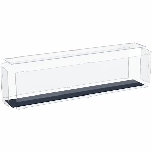 Acryl Vitrine für COBI 4815 # USS ENTERPRICE CV-6 - B/T/H 990x140x240 mm