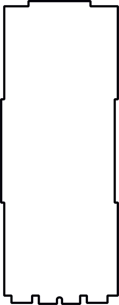 Ersatzteil für Single FiguTower Vitrine Seitenteil