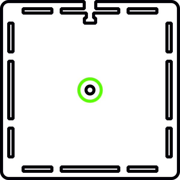 Ersatzteil für Single FiguTower Vitrine Sockelplatte