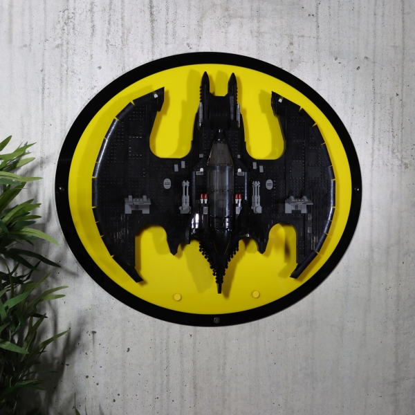 BatwingHolder die Acryl Halterung für dein LEGO® Batwing Modell Set 76161 Version Gelb