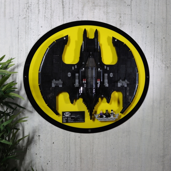 BatwingHolder die Acryl Halterung für dein LEGO® Batwing Modell Set 76161 Version Gelb