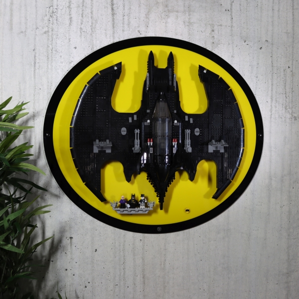 BatwingHolder die Acryl Halterung für dein LEGO® Batwing Modell Set 76161 Version Gelb