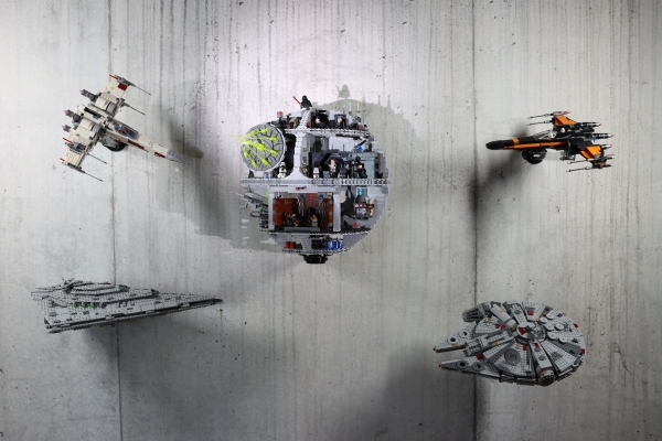 SpaceWing® W4 aus Plexiglas für eure LEGO Modelle  Tiefe: 30,0 cm