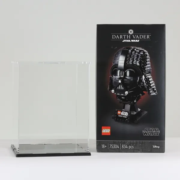 FiguBundle Vitrine + LEGO® Star Wars 75304 Darth Vader™ Helm