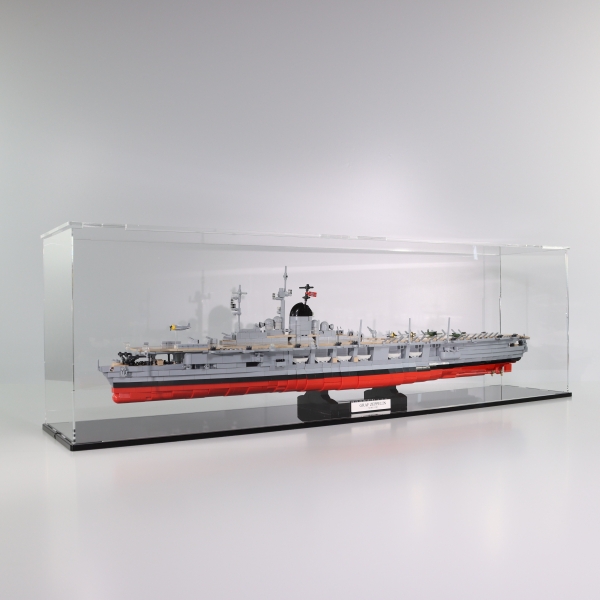 Acryl Vitrine für COBI 3086 # Graf Zeppelin T/B/H 190x940x290 mm