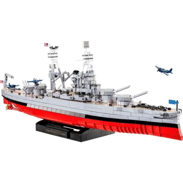 Acryl Vitrine für COBI 4842 USS Pennsylvania B/T/H 640x140x240 mm