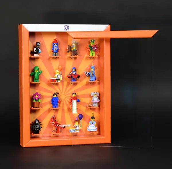 ClickCase Vitrine für LEGO® Serie 18 (71021) mit 16 Figurenhalter