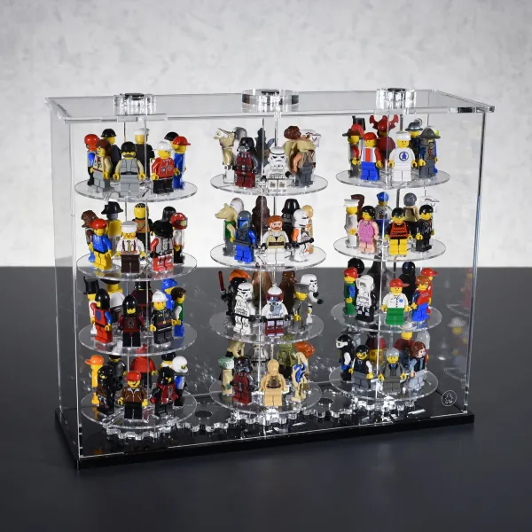 TripleTower Vitrine für 96 eurer LEGO® Figuren 32-32-32