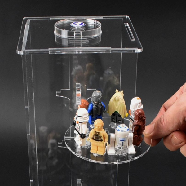 SingleTower Vitrine für 32 eurer LEGO® Sammelserien Figuren