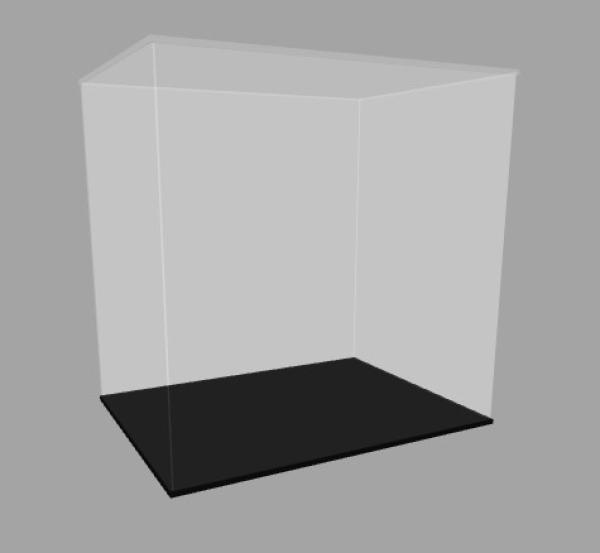 Acryl Vitrine für LEGO® Creator Expert "Stadtleben" 10255 T/B/H 290x440x390 mm