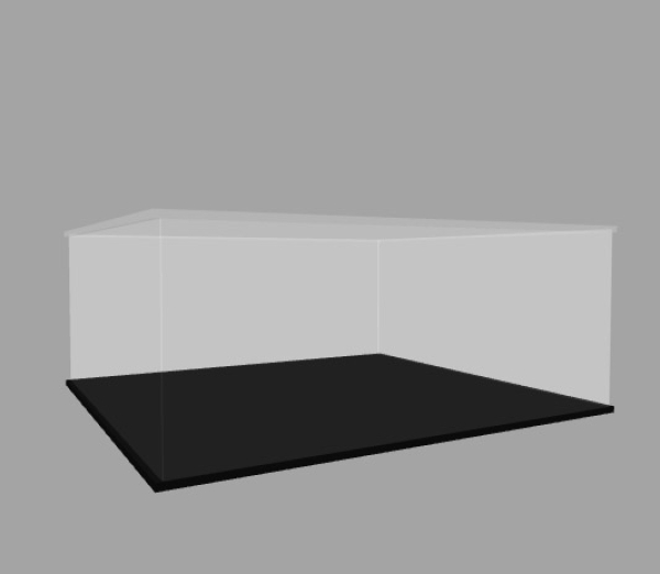 Acryl Vitrine für LEGO® Modell von Old Trafford 10272 T/B/H 490x440x190 mm