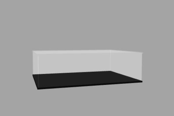 Acryl Vitrine für LEGO® Bauset „Atari® 2600“ 10306 T/B/H 240x340x90 mm