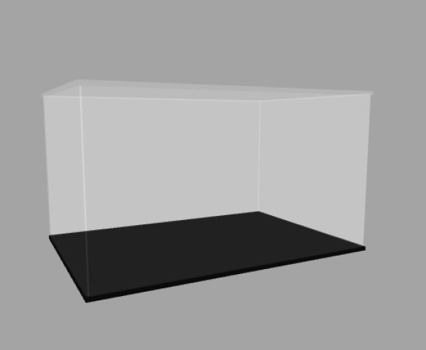 Acryl Vitrine XXL für LEGO® Icons DER HERR DER RINGE Sammlerstück 10316 T/B/H 540x790x440 mm