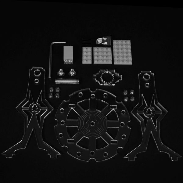 SpaceHolder®  aus Plexiglas H1 Höhe 15,0 cm für eure LEGO Modelle