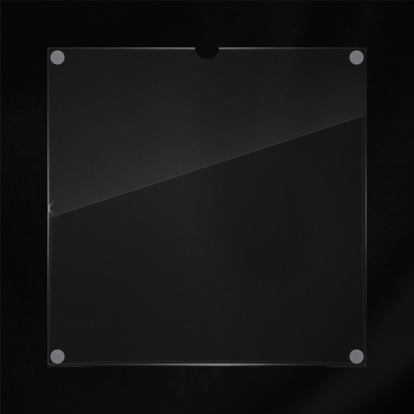 Frontscheiben-KIT für IKEA® EKET 1er Cube Regal -transparent-