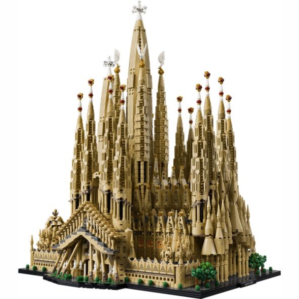 Acryl Vitrine XXL für LEGO® Architecture Sagrada Família 21065 B/T/H 540x440x690 mm