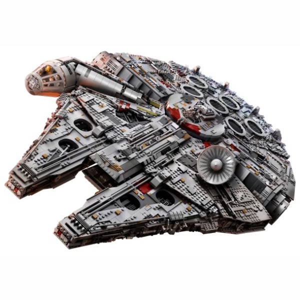Acryl Vitrine XXL für LEGO® Star Wars™ Millennium Falke 75192 B/T/H 890x640x290 mm
