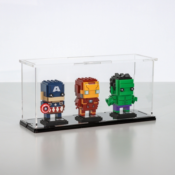 Acryl Vitrine für LEGO® BrickHeadz T/B/H 90x290x140 mm