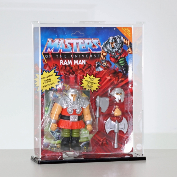 Acryl Vitrine für Mattel® MotU RAM MAN T/B/H 86x246x308 mm 066
