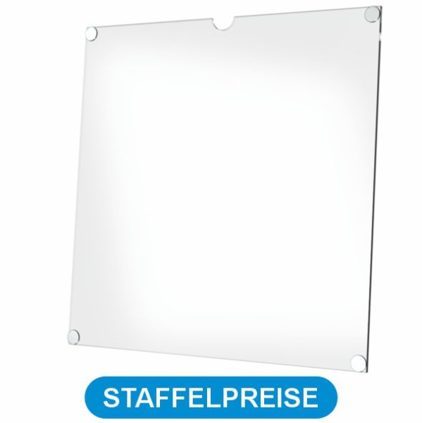 Frontscheiben-KIT für IKEA® EKET 1er Cube Regal -transparent-