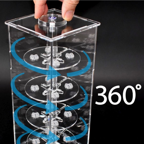 SingleTower Vitrine für 16 eurer LEGO® Sammelserien Figuren