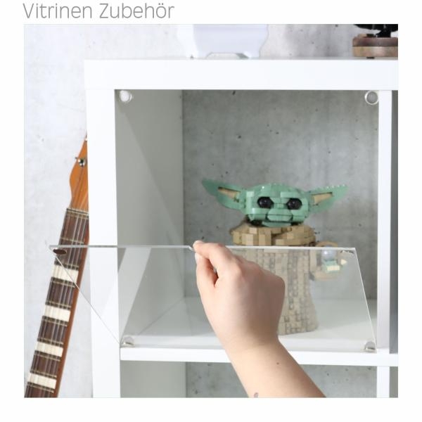 Frontscheiben-KIT für IKEA® KALLAX Regal -transparent- 4er Set