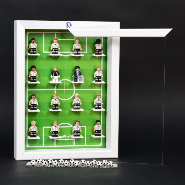 ClickCase Vitrine für LEGO® Serie DFB EM 2016 (71014) GREEN-EDITION mit 16 Figurenhalter