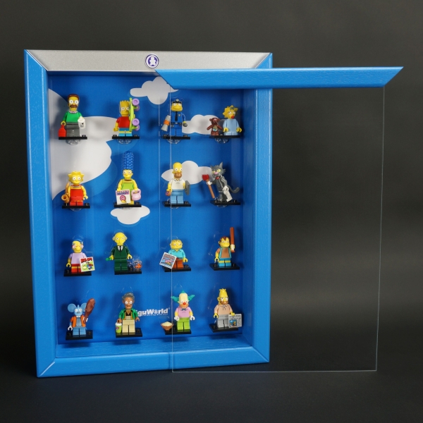ClickCase Vitrine für LEGO® Serie Simpsons (71005) mit 16 Figurenhalter